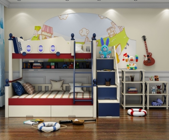 American Style Bunk Bed-ID:821947872