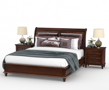 American Style Double Bed-ID:970671849