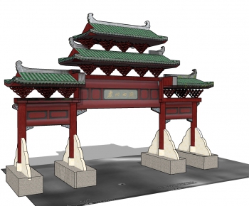 New Chinese Style Building Component-ID:193072168