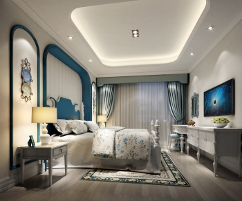 Mediterranean Style Bedroom-ID:147663361