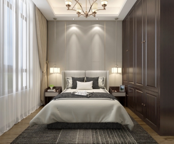 New Chinese Style Bedroom-ID:324532832