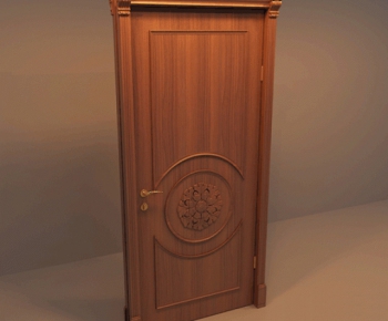 European Style Solid Wood Door-ID:303336862