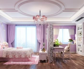 European Style Girl's Room Daughter's Room-ID:716694245