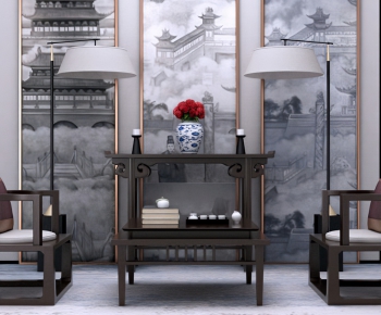 New Chinese Style Leisure Table And Chair-ID:241242728