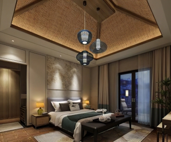 Southeast Asian Style Bedroom-ID:697304142