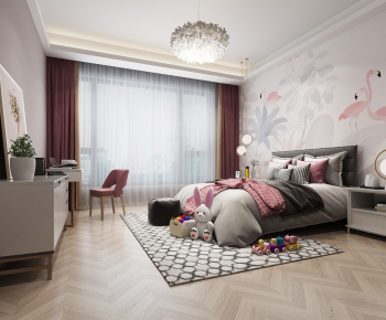 Nordic Style Girl's Room Daughter's Room-ID:680844336
