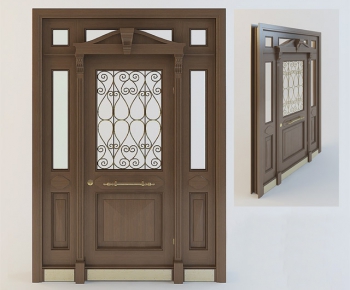 European Style Solid Wood Door-ID:761830538