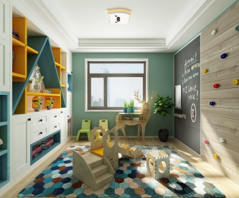 Nordic Style Children's Room Activity Room-ID:487276221