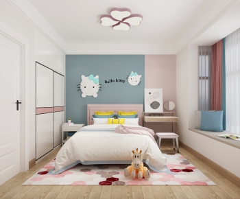 Nordic Style Girl's Room Daughter's Room-ID:877295383