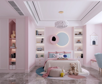 Nordic Style Girl's Room Daughter's Room-ID:108964954