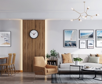 Nordic Style A Living Room-ID:674257612