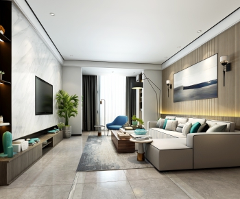 Modern A Living Room-ID:244430516