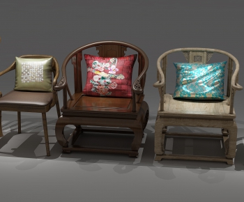 New Chinese Style Single Chair-ID:280908717