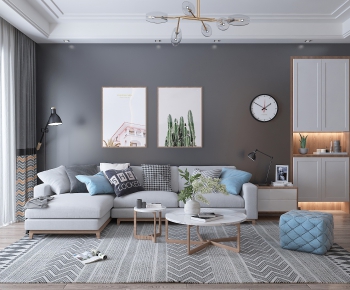Nordic Style A Living Room-ID:310268994