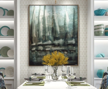 Simple European Style Dining Room-ID:328581217