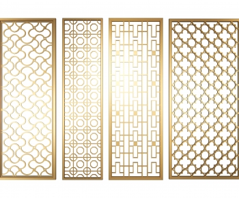 Modern Metal Screen Partition-ID:293157517