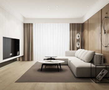 Modern A Living Room-ID:699433445