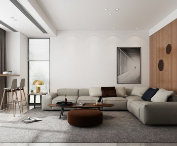 Modern A Living Room-ID:801266629