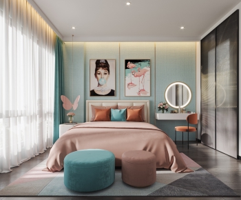 Modern Bedroom-ID:434093822