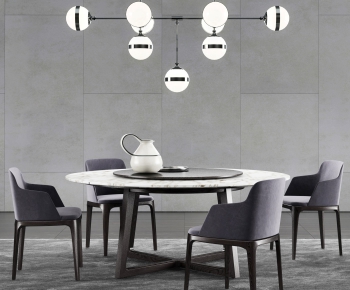 Modern Dining Table And Chairs-ID:721574349