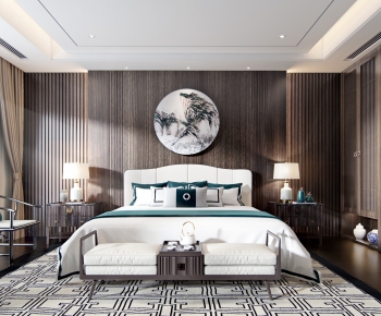 New Chinese Style Bedroom-ID:770210492