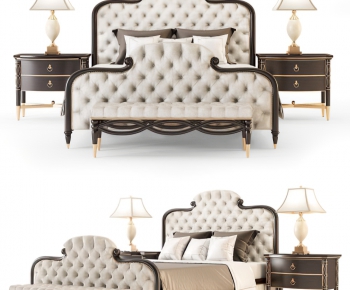 European Style Double Bed-ID:661528838