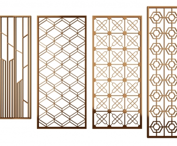 Modern Metal Screen Partition-ID:856247478