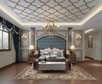 Classical Style Bedroom-ID:754932781