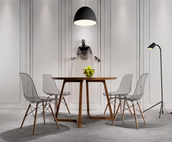 Nordic Style Dining Table And Chairs-ID:132994157