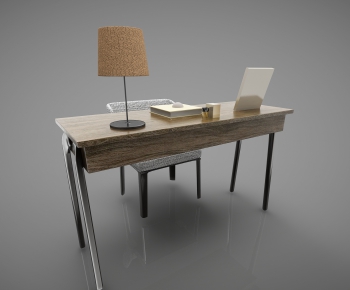 Modern Computer Desk And Chair-ID:649085283