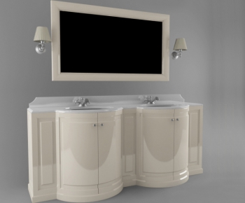 European Style Bathroom Cabinet-ID:212746964