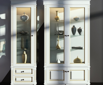 Simple European Style Decorative Cabinet-ID:582764381