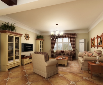 American Style A Living Room-ID:343267811