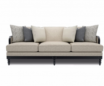 American Style Three-seat Sofa-ID:704650412