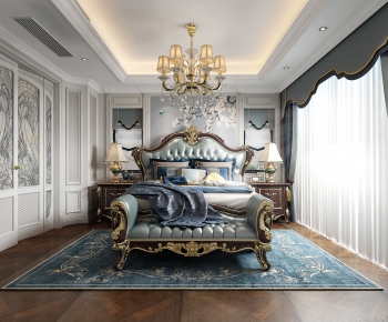 European Style Bedroom-ID:927724632