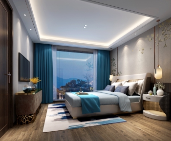 New Chinese Style Guest Room-ID:983488936