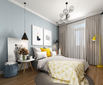 Nordic Style Bedroom-ID:643475178