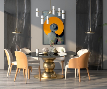Modern Dining Table And Chairs-ID:252942267