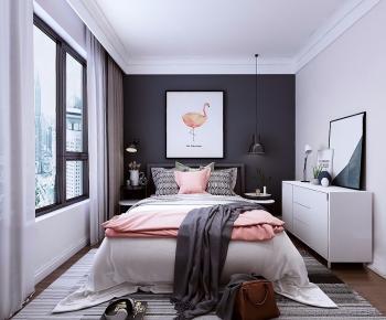 Nordic Style Bedroom-ID:121729182