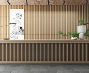 Modern Reception Desk-ID:484352274