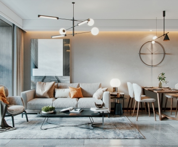 Nordic Style A Living Room-ID:682901517