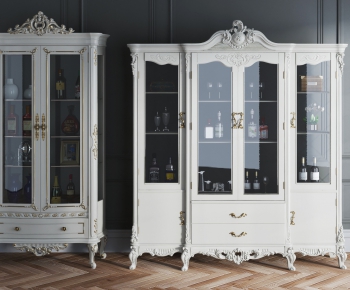 European Style Wine Cabinet-ID:738184632