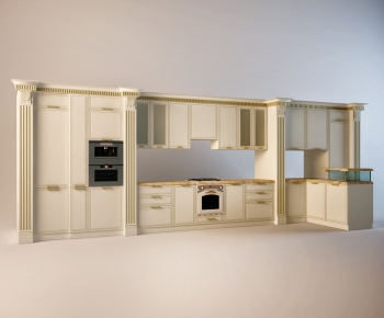 European Style Kitchen Cabinet-ID:220006379