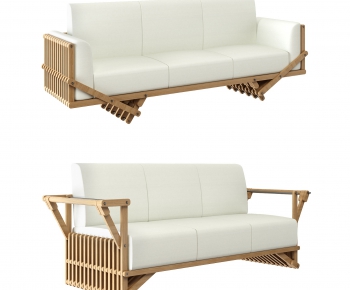 Nordic Style Three-seat Sofa-ID:128664594