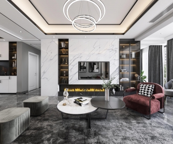 Modern A Living Room-ID:298737269