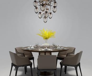 Modern Dining Table And Chairs-ID:164999755