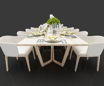 Modern Dining Table And Chairs-ID:178847625