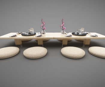 Japanese Style Tea Tables And Chairs-ID:669310826