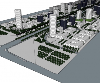 Modern Architectural Bird's-eye View Planning-ID:591747541