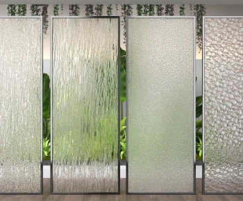 Modern Glass Screen Partition-ID:634698649